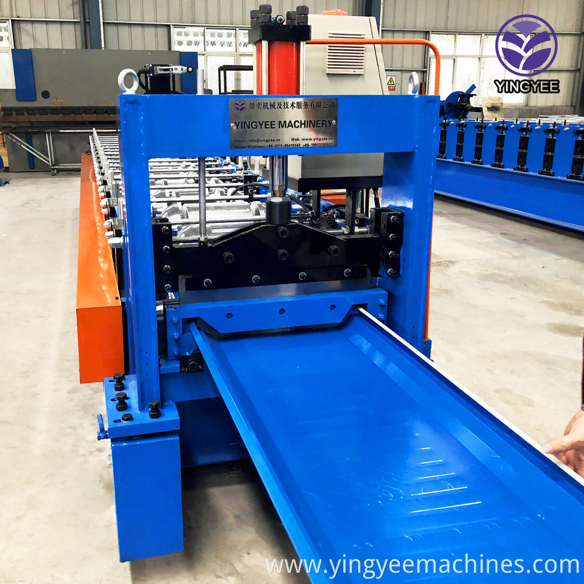 Galvanized steel roof sheet standing seam roll forming machine